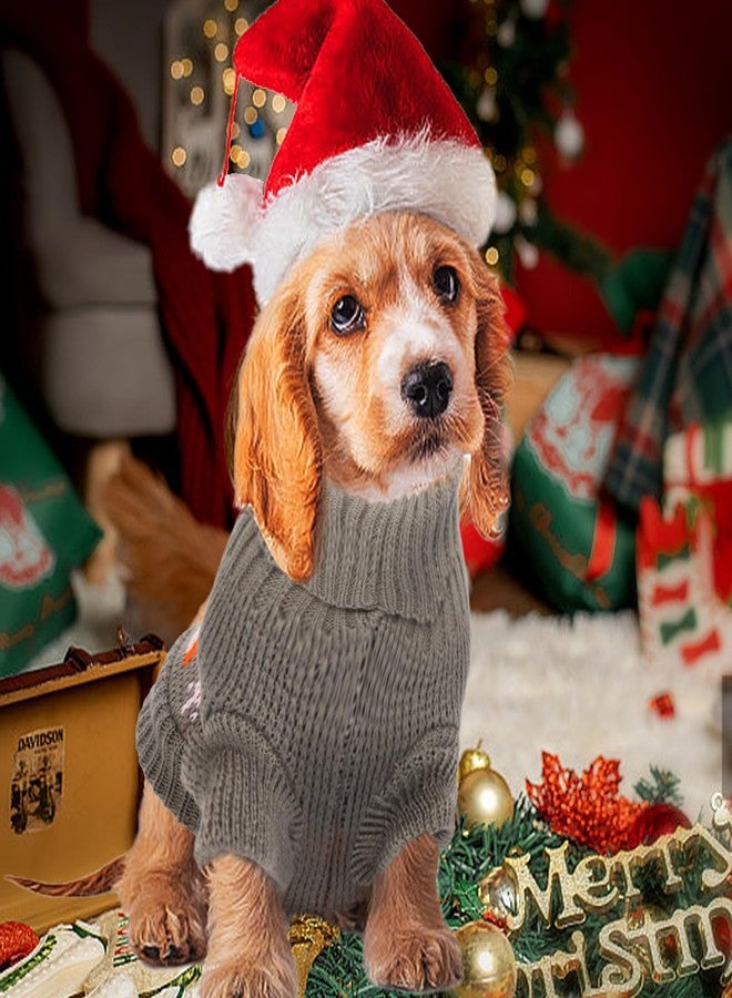 Gvhntk Dog Christmas Sweaters Christmas Sweater Cat Pet Xmas Clothes Cat Outfit Holiday Classic Winter Knitwear Warm Reindeer Snowflake Sweater for Kitty Puppy Dogs Cat - Image 4